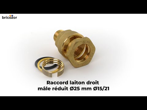 Raccord laiton droit mâle réduit SFERACO