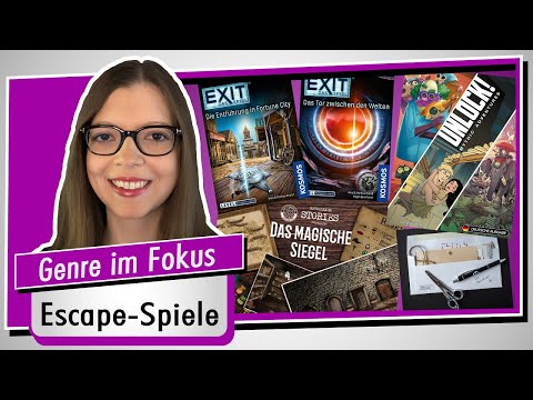 Genre im Fokus 34 - VIER Escape/Exit Spiele im Vergleich - Sommer/Herbst 2021 - Spiel doch mal...!