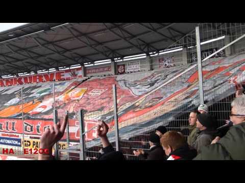Hallescher FC (HFC) - 1.FC Magdeburg (FCM) - (HFC - Choreo)