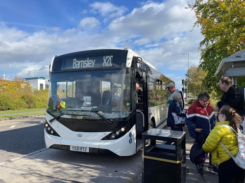 X20 Globe Bus - Doncaster Frenchgate to Barnsley (Full Route)
