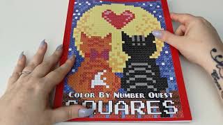 Flip Through | Color By Number Quest Squares ~ Kira Shershneva