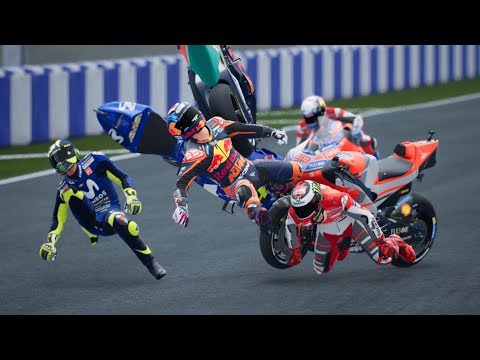 MotoGP 18 CRASHES 7