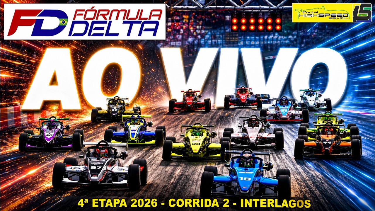 🔴 FÓRMULA DELTA | Corrida 2 | 4ª Etapa 2026 | Interlagos (SP) | Ao Vivo