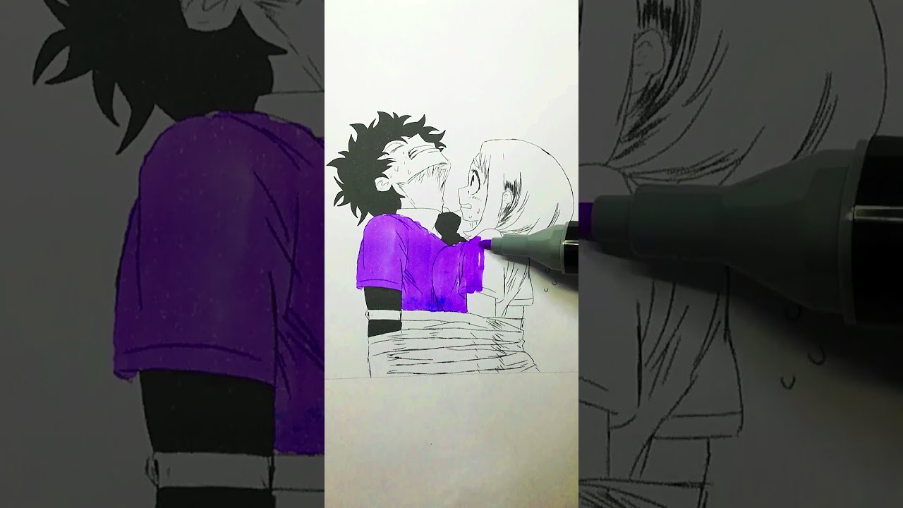 Izuku Midoriya and Ochaco Uraraka