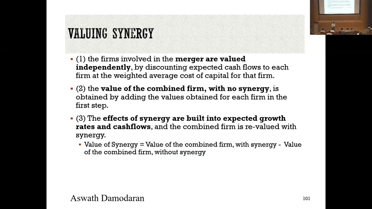 Session 27: Closure on Acquisitons + Value Enhancement