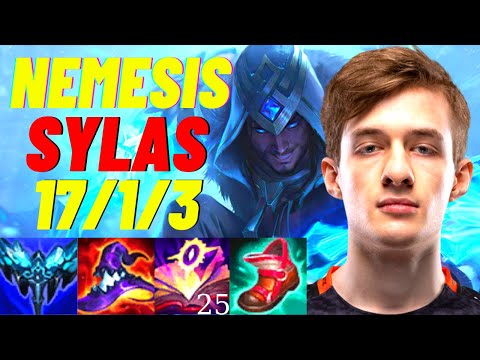 NEMESIS PLAYS SYLAS VS YONE MID |KR GRANDMASTER PATCH 11.8| [League of Legends] Full Gameplay