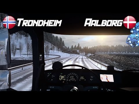[Euro Truck Simulator 2] Trondheim, Norway to Aalborg, Denmark