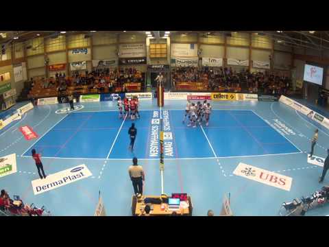 NLA 2015/2016: VC Kanti - Franches-Montagnes 3:1 (13.02.2015)