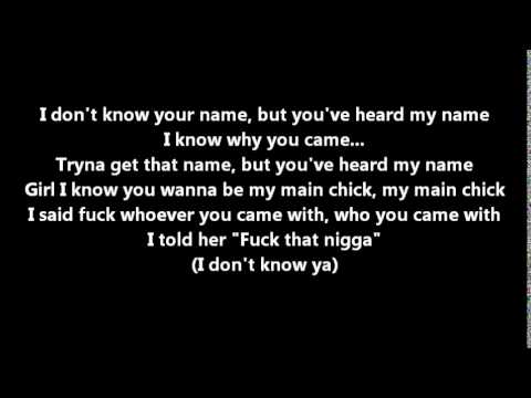 Kid Ink feat. Chris Brown & Tyga - Main Chick (LYRICS)
