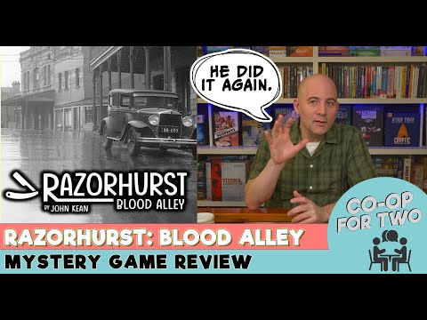 Razorhurst Blood Alley: Review of a Long Free Print & Play Mystery Game Sequel