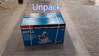 Makita LS 1219L Miter saw - Unpack and set up