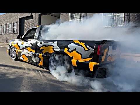Quemando llanta en la abejita 🛻💨 // Sale mal 👀🚔🚨