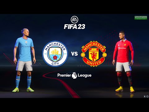 FIFA 23 - Man City vs. Man United - Premier League 22/23 Full Match at Etihad - Gameplay PC