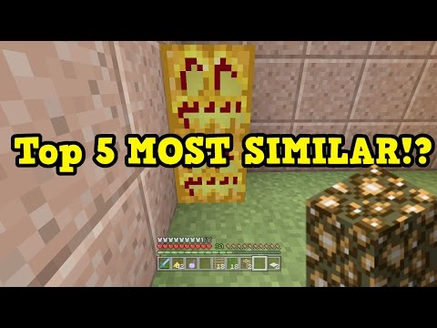 Minecraft Xbox 360 / PE - Top 5 Similar Pairs Of Items