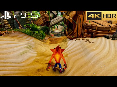 Crash Bandicoot 1 N. Sane Trilogy (PS5) 4K HDR 60fps Gameplay