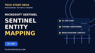 Microsoft Sentinel Entities and Entity Mapping | SC-200 Study Guide
