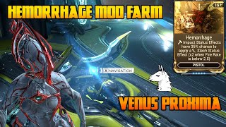Let's Play Warframe - Hemorrhage Mod Farm (Venus Proxima - Derelict Ship)