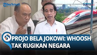 Bela Jokowi! Projo Pasang Badan soal Utang Whoosh: Proyek Kereta Cepat Tak Rugikan Negara
