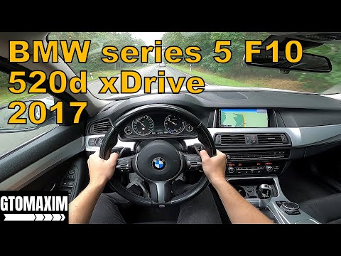 2017 BMW series 5 520d xDrive - POV TEST DRIVE