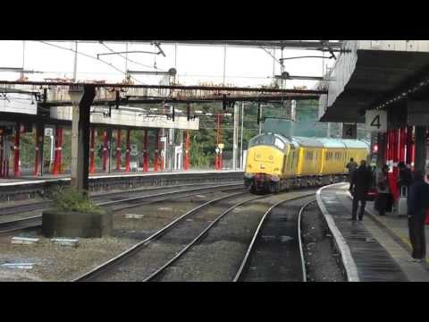 97304/37682 1Q14 Test train passing 92036 4s43 26th September 2012