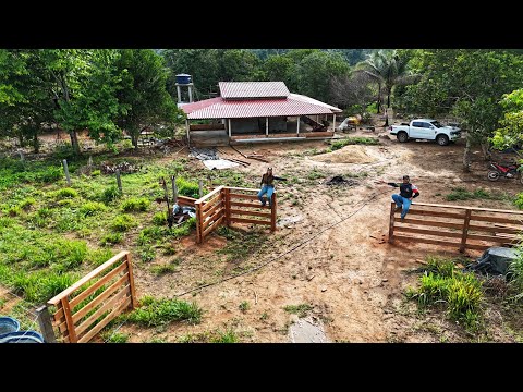 CONSTRUIMOS OS LANCES DA FRENTE DA NOSSA CASA! Mais uma etapa do sonho realizada🙌 @XINGURUSTICO 