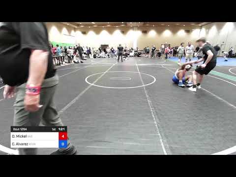 187 Lbs Rr Rnd 5 - Denarii Mickel, Bad Karma Vs Cristian Alvarez, RedNose Wrestling School, LLC Ee