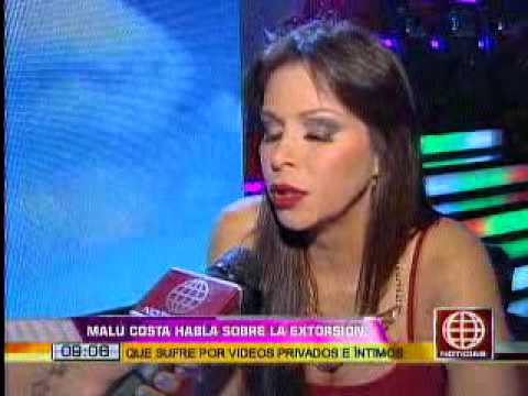 Malú Costas aseguró que sus videos íntimos iban  ser vendidos a un programa de espectáculos