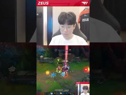 What Was That | JAX 1 VS 3 BY T1 ZEUS | TOP CARRY RANK CHALLENGE #shorts