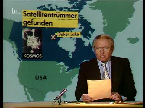 ARD Tagesschau vom 30.01.1978 - Kosmos Absturz