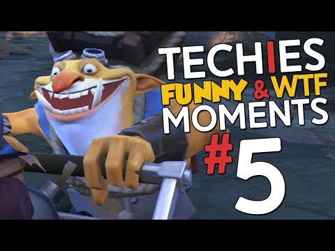 Techies WTF & Funny Moments #5 - DotA 2