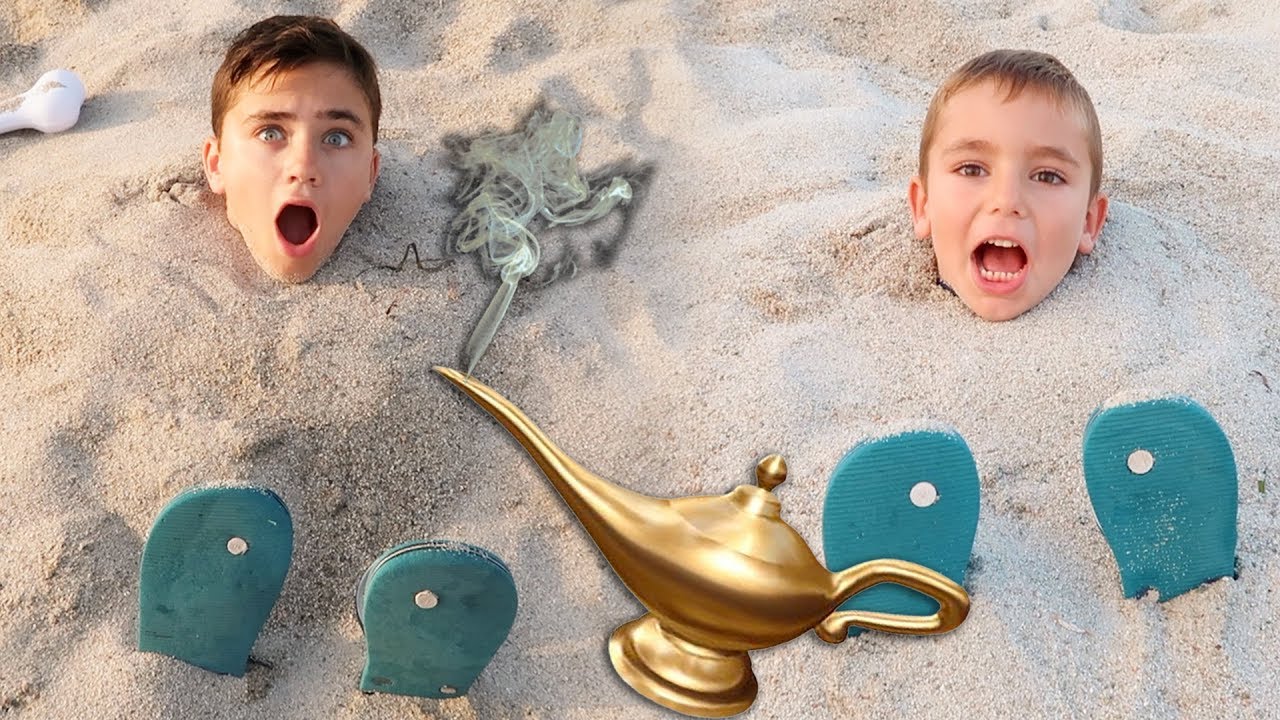 ENTERRÉS DANS LE SABLE PAR UN MAUVAIS GÉNIE ! ✨