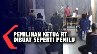 Pemilihan Ketua RT di Sungai Jawi Digelar Mirip Pemilu