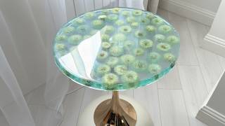 NO EXPERIENCE! Anyone Can Make This Resin Flower Table 🌸✨ DIY RESIN ART TUTORIAL