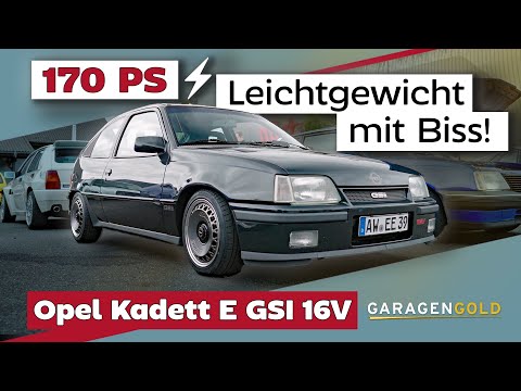 Opel Kadett E GSI 16V: Compact sports car legend at After Work Classics at the Nürburgring | Gara...