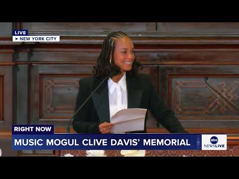 Alicia Keys' Eulogy for Clive Davis