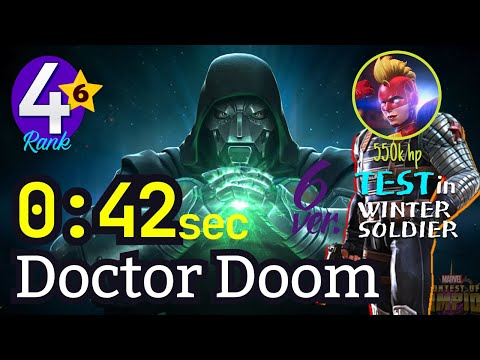 42 sec! Doctor Doom 6* Rank4 [No-boost] ver.6 Test in ROL #doctordoom
