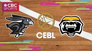 CEBL: Ottawa BlackJacks at Brampton Honey Badgers | #basketball