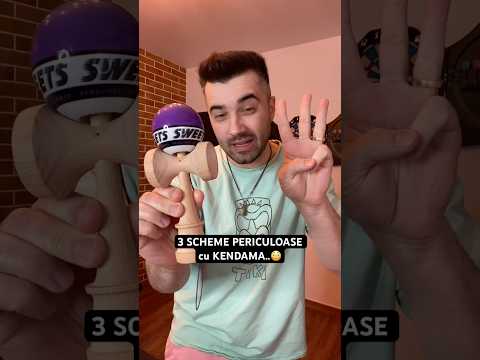 3 SCHEME PERICULOSE cu KENDAMA PE CARE SA NU LE FACI..😳 #kendama #shorts #romania