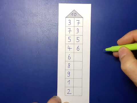 Mathe lernen in Klasse 1 - Die 10 zerlegen