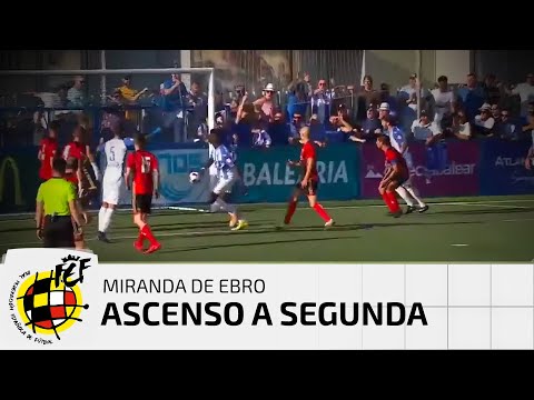 Así fue el At. Baleares - CD Mirandés que dio el ascenso a Segunda a los de Miranda de Ebro