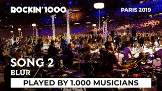 Song 2 - Blur, played by 1,000 musicians | Rockin'1000