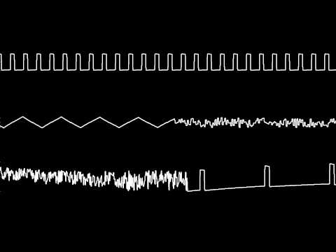 C64 Rob Hubbard's "Sanxion" oscilloscope view