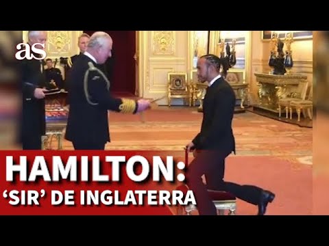 HAMILTON es 'Sir' de Inglaterra: el momento es nombrado caballero inglés | AS