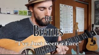 The Beatles - I&#39;ve Just Seen a Face - Guitar Lesson