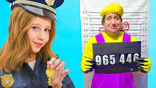 Настя и папа в полицейской погоне