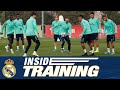 Real Madrid training session ahead of Galatasaray