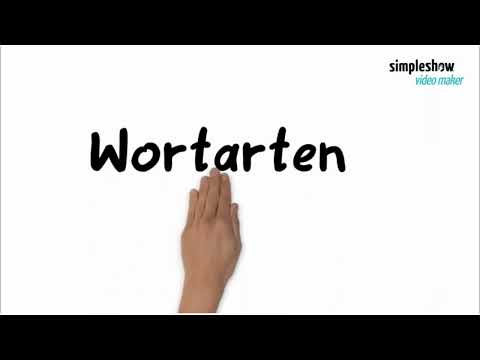 Einführung in die Wortarten