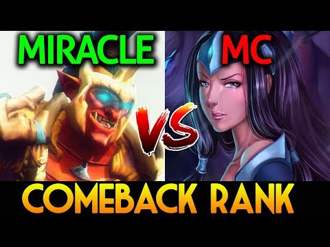 Miracle- [Troll Warlord] vs Mind_Control [Mirana] Dota 2 - Comeback Rank