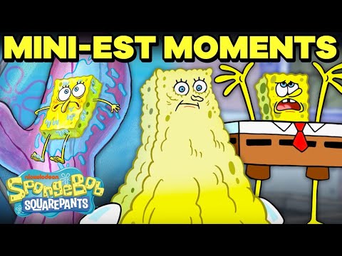 比基尼海灘的每一個迷你和微小的時刻？| 海綿寶寶 (Every MINI and TINY Moment in Bikini Bottom ? | SpongeBob)