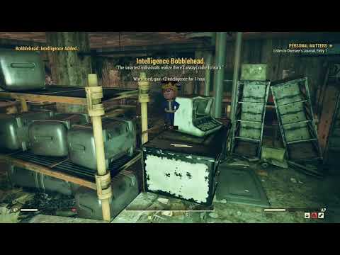 Fallout 76 Intelligence Bobblehead